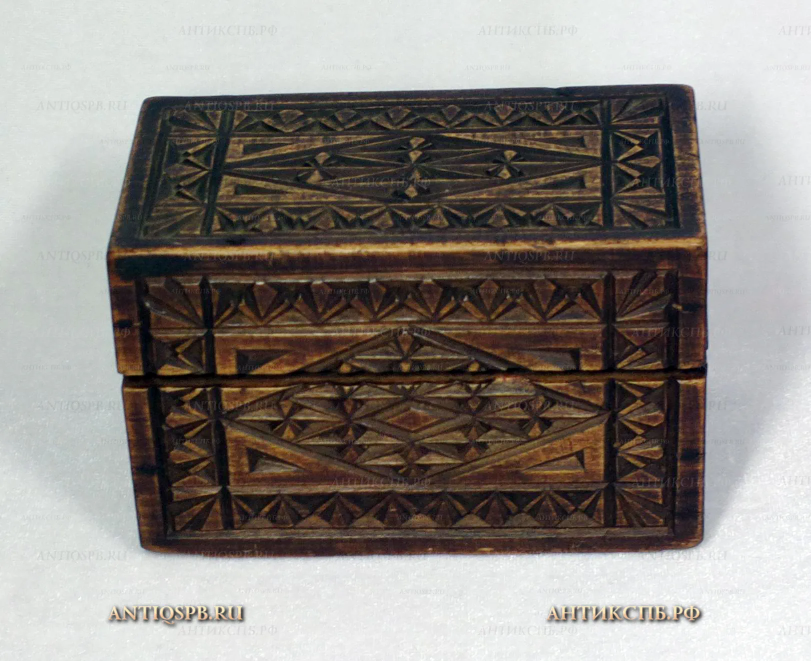 Шкатулка для игральных карт. Нач. ХХ века. Россия. №18716